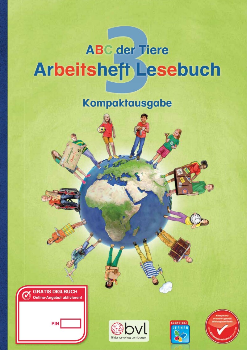 ABC der Tiere 3 – Schulbuch Kompaktausgabe: Lesebuch – Arbeitsheft v22