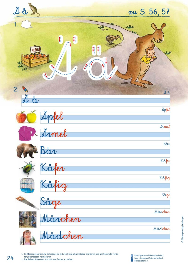 ABC der Tiere 1 – Schulbuch: Schreiblehrgang – Teil B Schreibschrift LP‘23 v.1.1