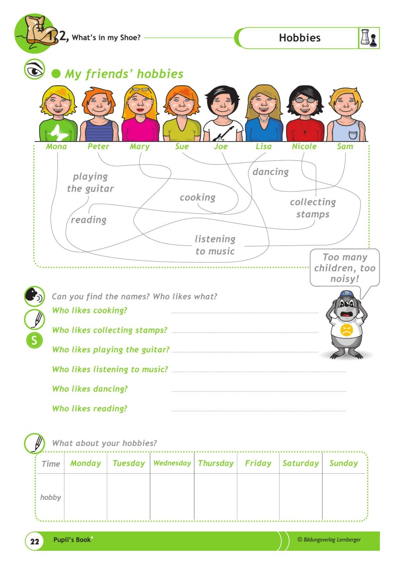 1,2, What's in my Shoe? - Pupil's Book 4