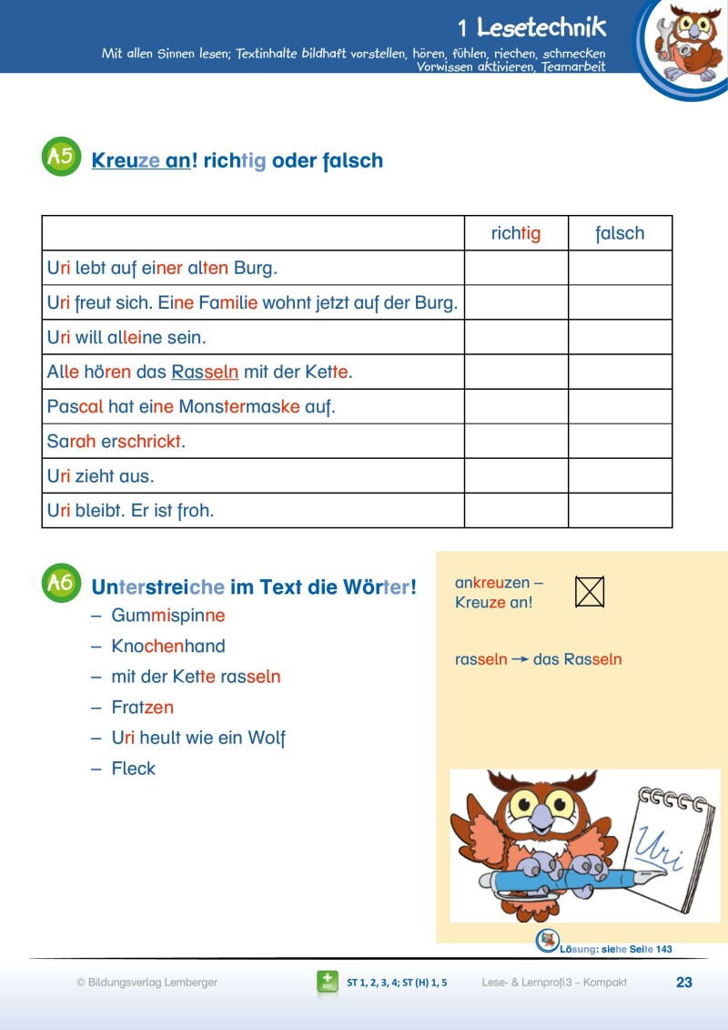 Lese- und Lernprofi 3 Kompakt - Schulbuch mit Silbenschrift_Version 1.0