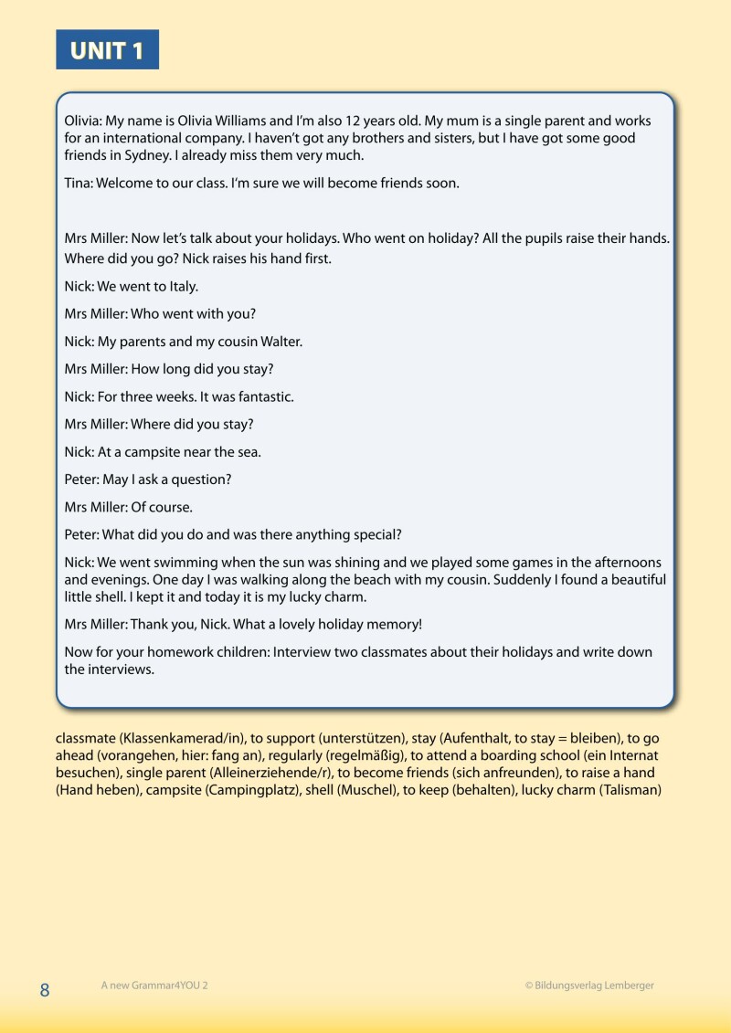 Modern English – A new Grammar4YOU_Band 2 (A1/A2)