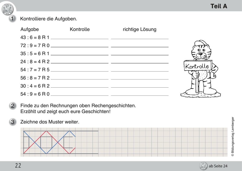 Mathetiger 3 NEU - Schulbuch Tigertrainer - Teil A (für das 1. Semester)