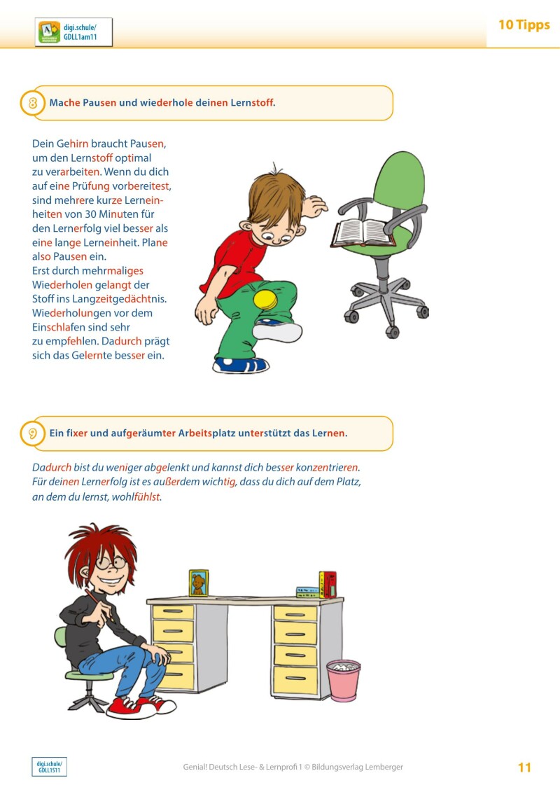 Genial! Deutsch 1 – Lese- und Lernprofi IKT LP’23 v.1.1 / Schulbuch silbierte Ausgabe