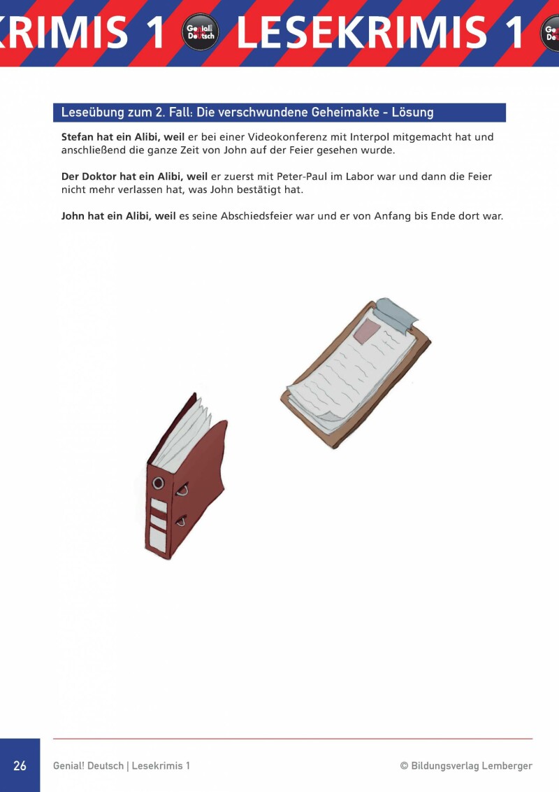 Genial! Deutsch - Lesekrimis 1