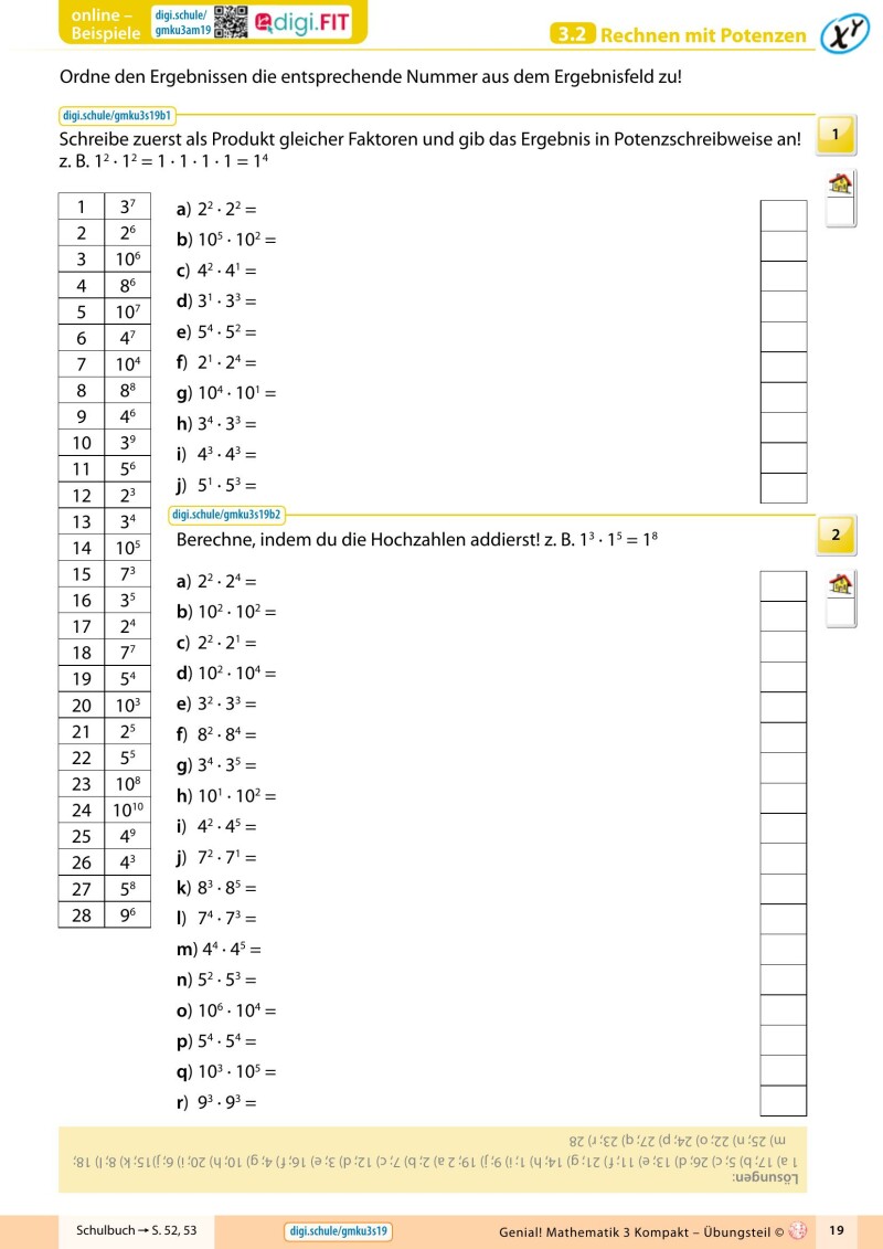 Genial! Mathematik 3 - Kompakt IKT v2.3 – Übungsteil