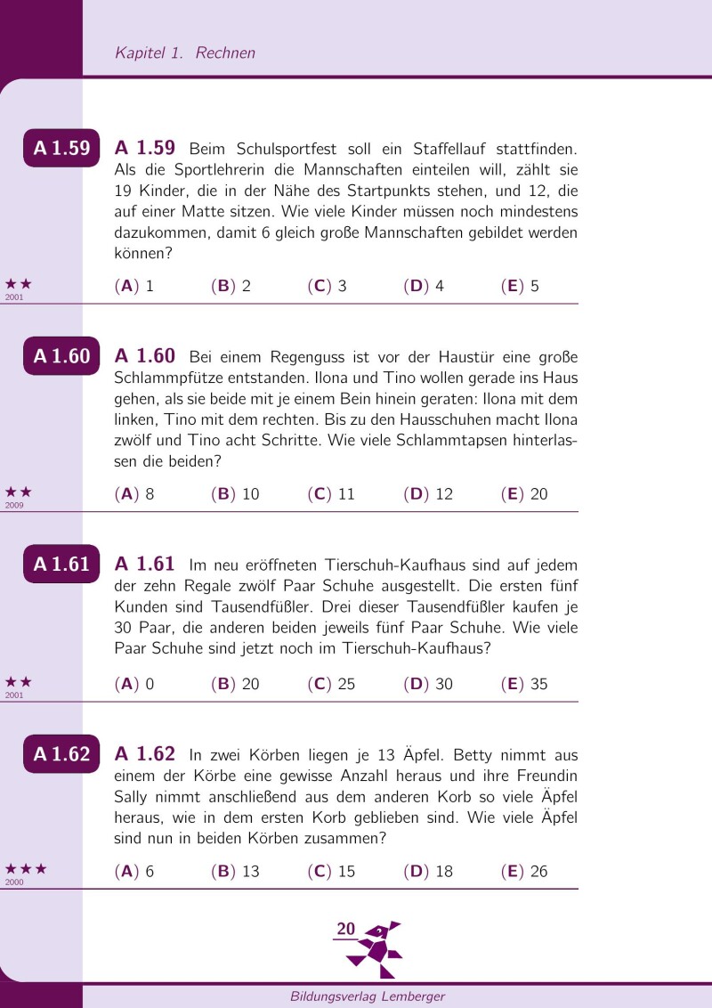 Mathe mit dem Känguru: Die schönsten Aufgaben für die Grundschule