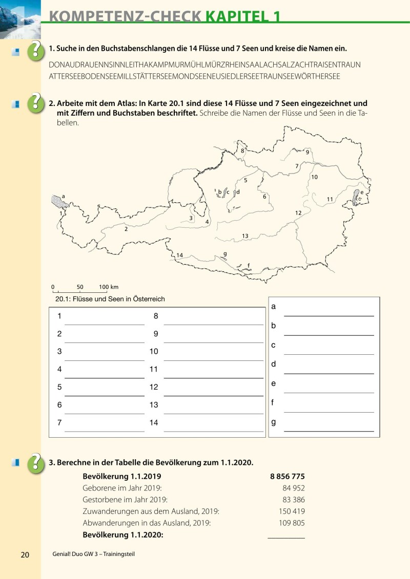 Genial! DUO Geographie/Wirtschaftskunde 3 - Trainings-Teil