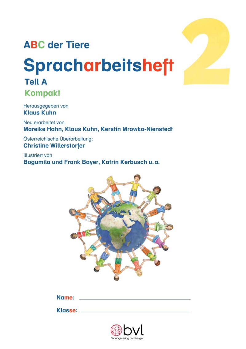 ABC der Tiere 2 – Schulbuch Kompaktausgabe: Spracharbeitsheft A (1. Semester) mit Silbenschrift_LP’23