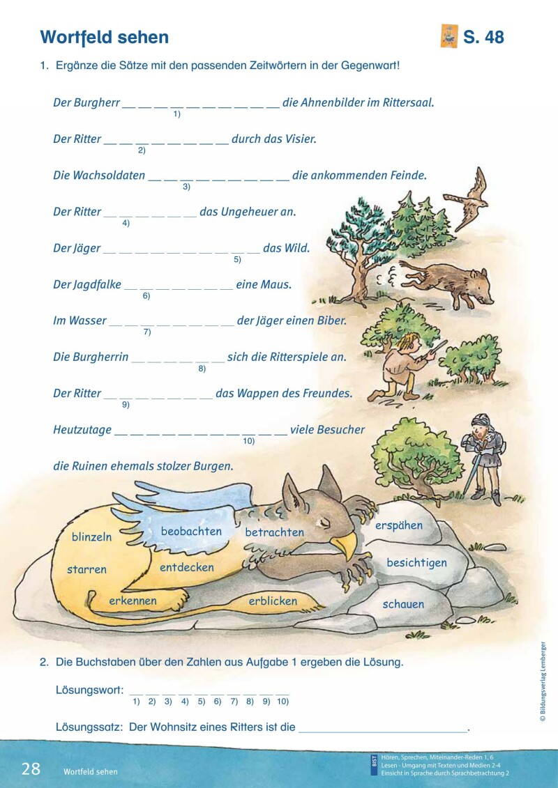 ABC der Tiere 4 - Schulbuch: Sprachbuch - Arbeitsheft
