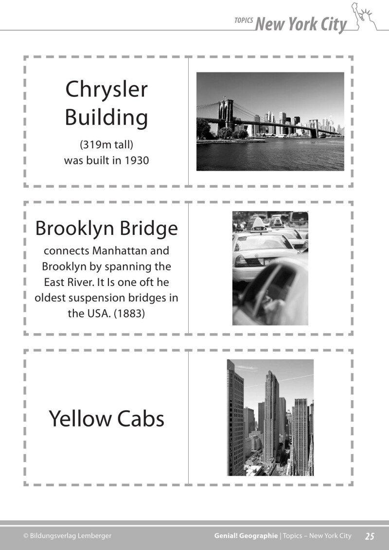 Genial! GW 2 – topics 2: New York City