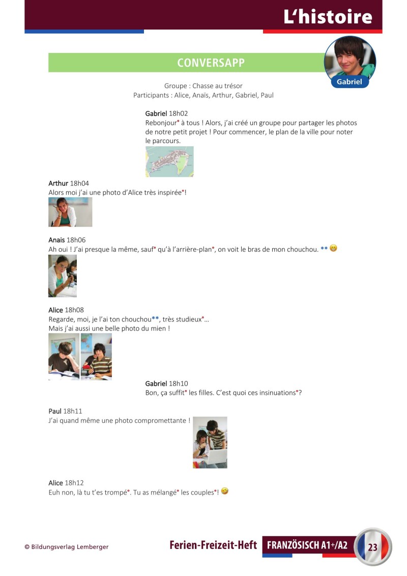 Ferien-Freizeit-Heft Französisch A1+/A2