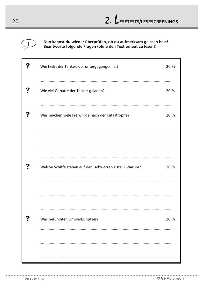 Kompetenz Lernen® - future training - Lesetraining