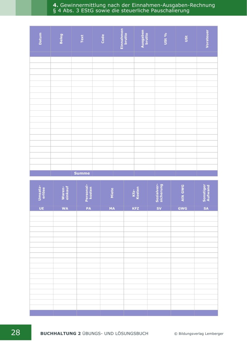 Buchhaltung 2 - Übungsbuch mit Lösungen