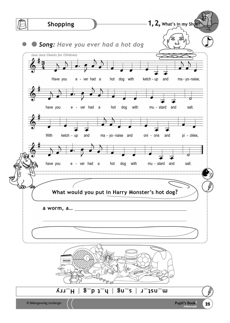 1,2, What's in my Shoe? - Pupil's Book 2 - Advanced