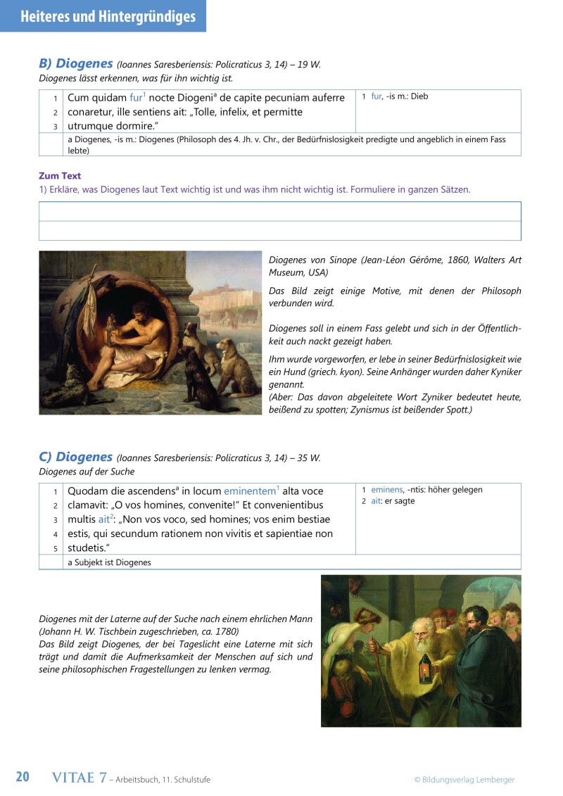 Vitae 7 / Schulbuch für die 7. Klasse_Kurzlatein LP’23 und mit Gratis digbi