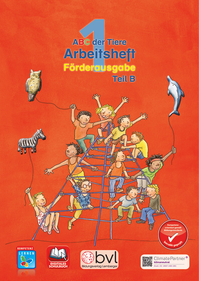 ABC der Tiere 1 kompakt - Schulbuch: Lesen in Silben - Arbeitsheft - Teil B (2. Semester)