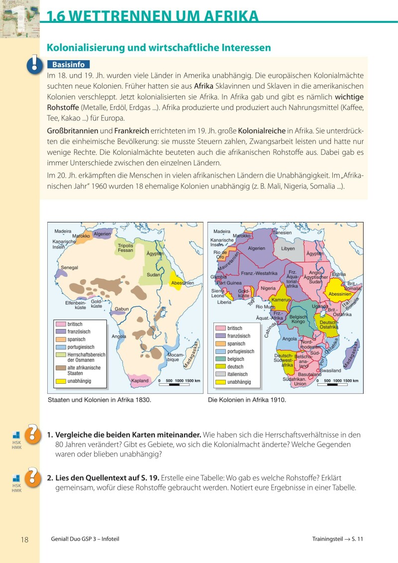 Genial! DUO Geschichte 3 - Info-Teil
